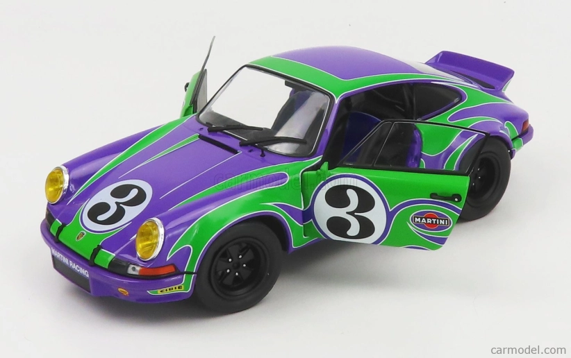 Solido Porsche 911 Rsr Coupe N 3 Happy Tribute 1973 1:18 Purple Green