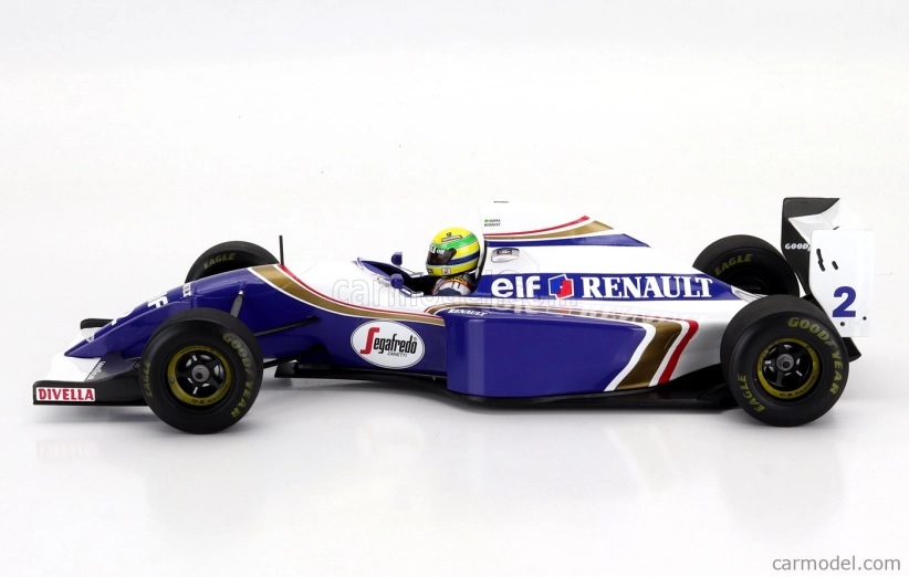 Minichamps Williams F1 Fw16 Team Rothmans Renault N 2 San Marino Gp Dirty Version 1994 Ayrton Senna 1:18 Blue White