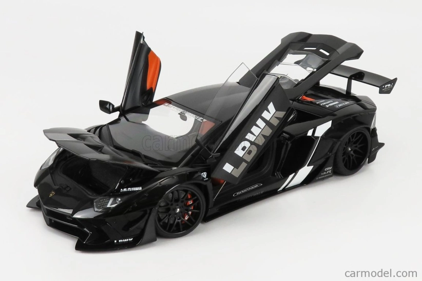 Autoart Lamborghini Aventador Liberty Walk 2017 1:18 čierna