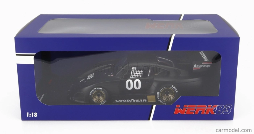 Werk83 Porsche 935 K4 Turbo Team Interscope Racing N 00 Imsa 1981 D.ongais 1:18 Matt Black