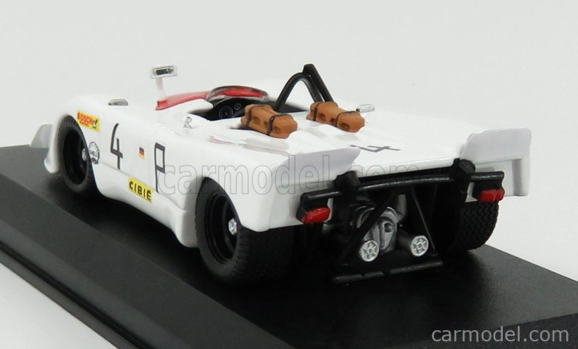 Najlepší model Porsche 908/02 Flunder N 4 2nd 1000km Nurburgring 1969 Stommelen - Herrmann 1:43 White