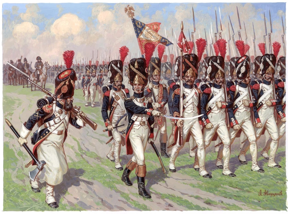 Zvezda figurky - francouzská císařská staré garda 1804-1815 (1:72)