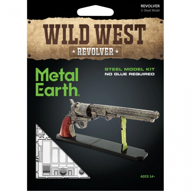 Oceľová stavebnica Wild West Revolver