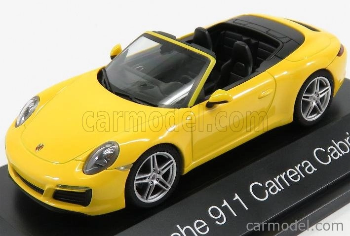 Herpa Porsche 911 991-2 Carrera Cabriolet 2016 1:43 Žlutá