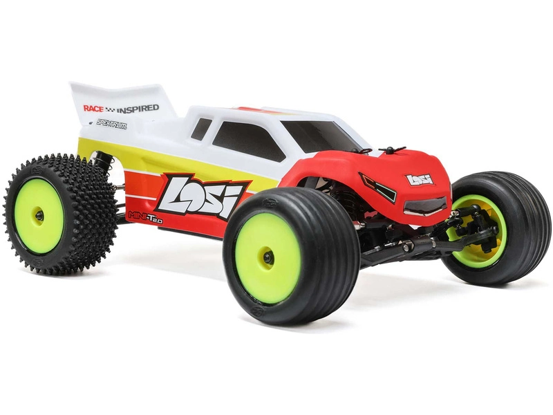 RC auto Losi Mini-T 2.0 V2 Brushless 1:18 RTR, modré