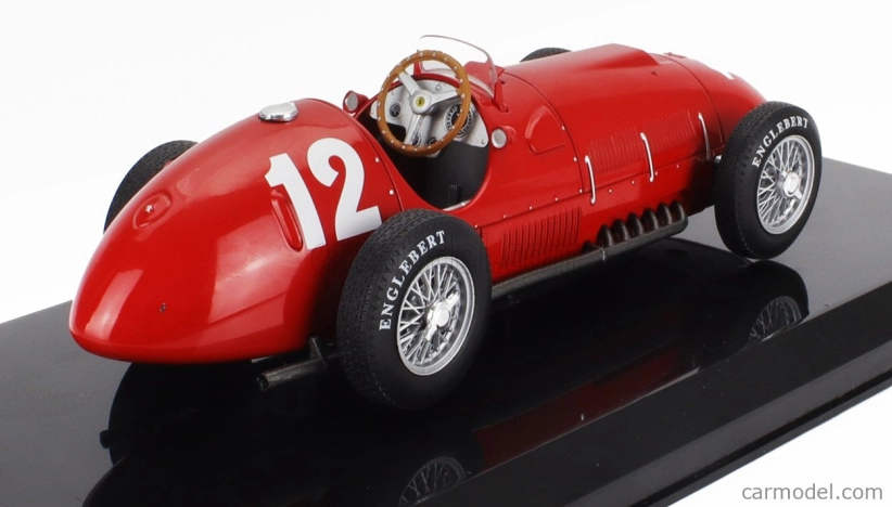 Edicola Ferrari F1 375 N 12 Season951 Jose Froilan Gonzalez - Con Vetrina - S vitrínou 1:24 červená