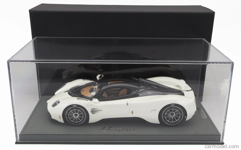 Bbr-models Pagani Utopia 2022 - Con Vetrina - With Showcase 1:18 Bianco Perla - Bílá