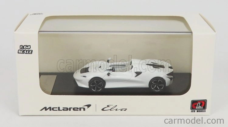 Lcd-model Mclaren Elva 2020 1:64 Bílá