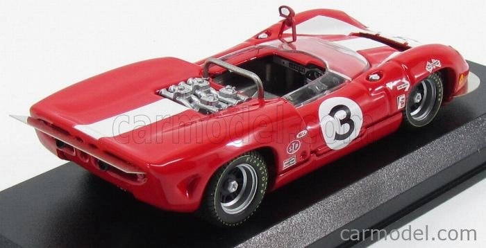 Najlepší model Lola T70 Mk2 Spider N 3 Víťaz Can-am St Jovite 1966 J.surtees 1:43 Červená