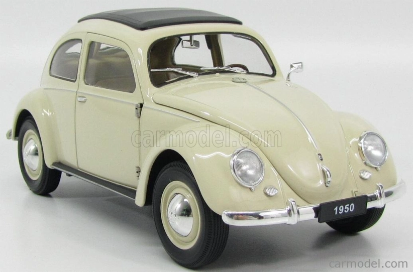 Welly Volkswagen Beetle Classic s uzavretou strechou 1950 1:18 Ivory