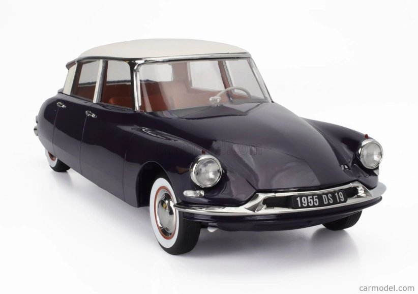 Norev Citroen Ds19 1955 1:12 Purple Champagne