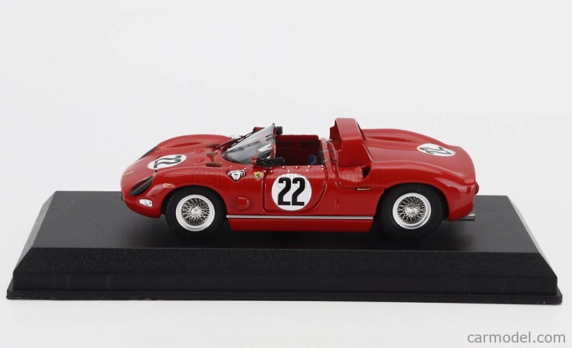 Art-model Ferrari 275p Spider Ch.0820 Team Sefac Ferrari N 22 Winner 12h Sebring 1964 Micheal Parkes - Umberto Maglioli 1:43 Red