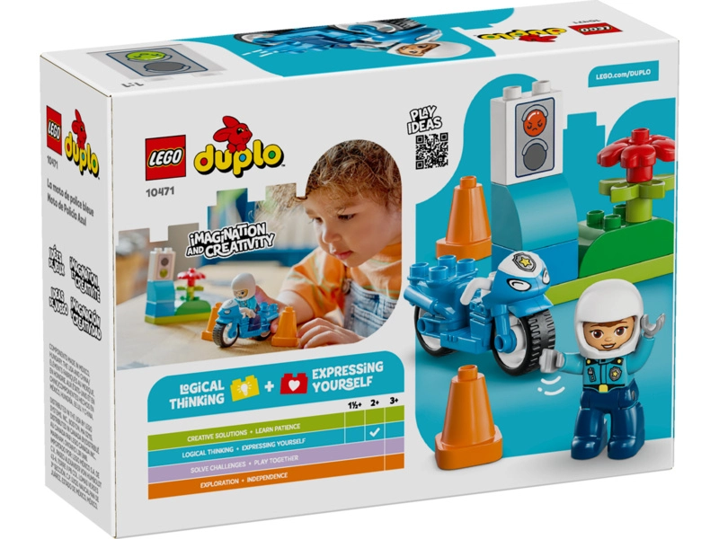 LEGO Friends - Modrá policajná motorka