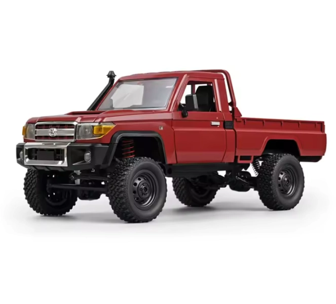 RC auto Land Cruiser Toyota, červená + náhradní baterie