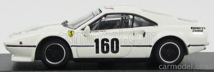 Najlepší model Ferrari 308 Gtb Coupe N 160 Campionato Italiano Velocita' 1982 M.finotto 1:43 White