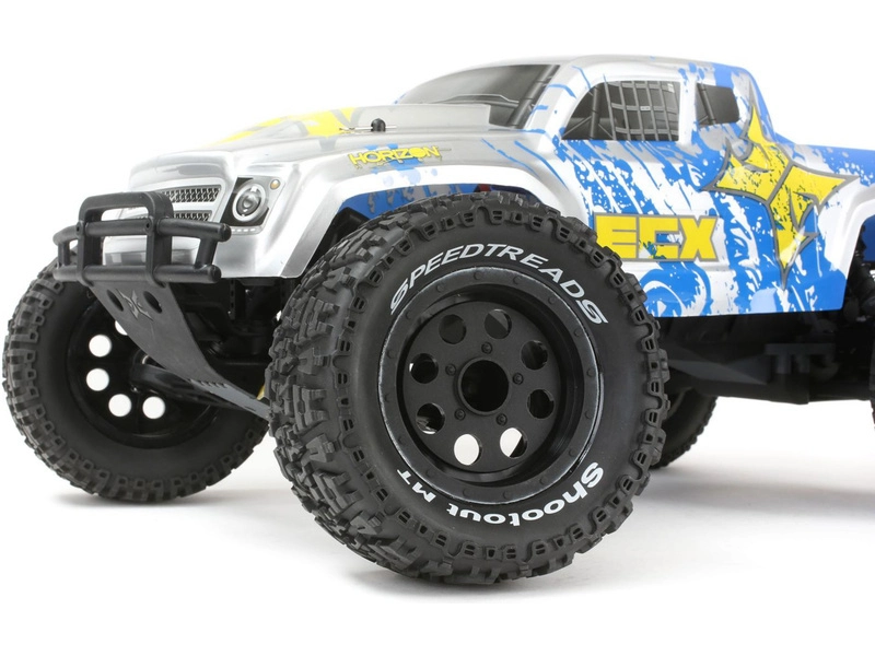 RC auto ECX Ruckus 1:10 RTR, oranžové
