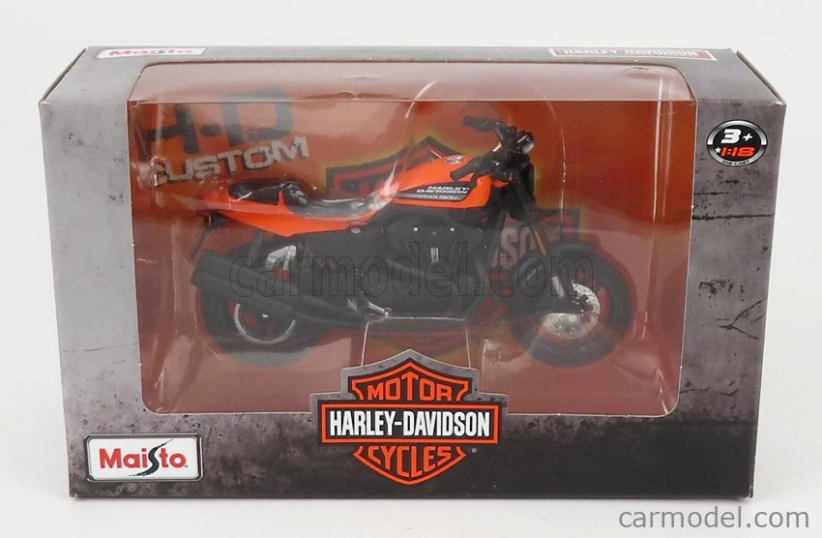 Maisto Harley davidson Xr1200x 2011 1:18 Oranžová Černá