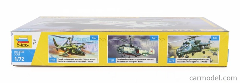 Zvezda Helicopter Mil Mi-8mt Rusko Záchranný vrtuľník Vojenský 1967 1:72 /