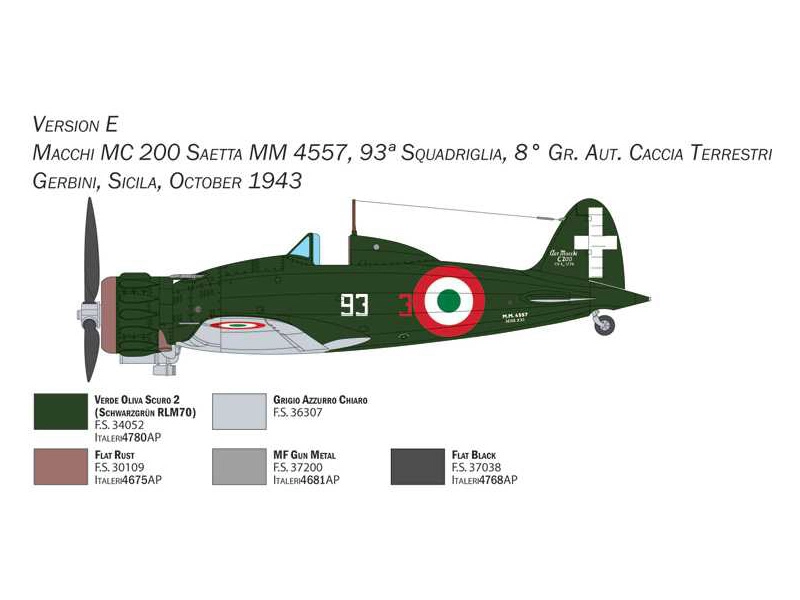 Italeri Macchi MC.200 serie XXI (1:48)