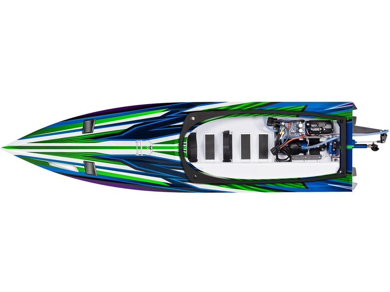 RC loď Traxxas Spartan SR, červená