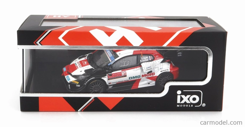 Ixo-models Toyota Yaris Gr Rally1 Team Toyota Gazoo Racing Wrt N 1 2nd Rally Montecarlo 2022 S.ogier - B.veillas 1:43 Biela červená čierna