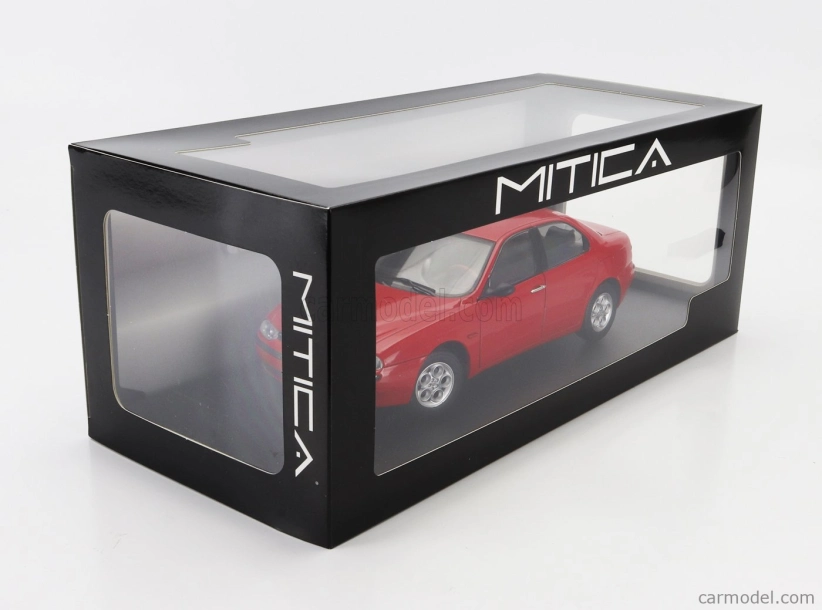 Mitica-diecast Alfa romeo 156 2.5 V6 24v 1997 – Black Interior 1:18 Rosso Alfa Red