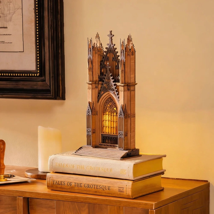 RoboTime 3D dřevěná skládačka Katedrála Twin Tower