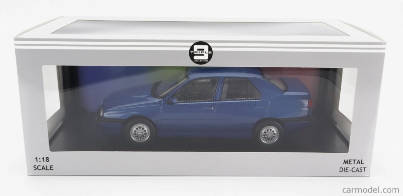 Triple9 Alfa romeo 155 1996 šedý interiér 1:18 modrá met.