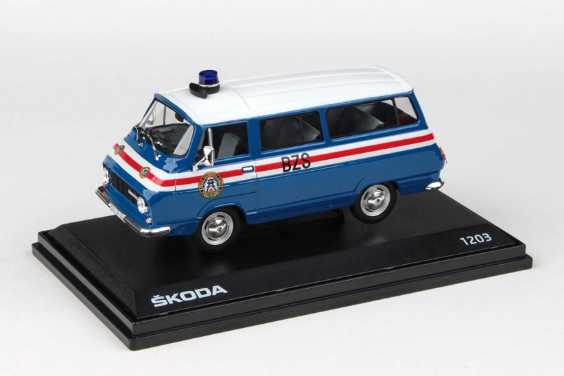 Abrex Škoda 1203 (1974) 1:43 – Báňská Záchranná Služba
