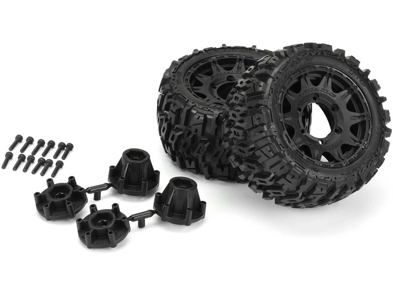 Kolesá Pro-Line 2,8", pneumatiky Trencher LP, čierny disk Raid H12 (2)