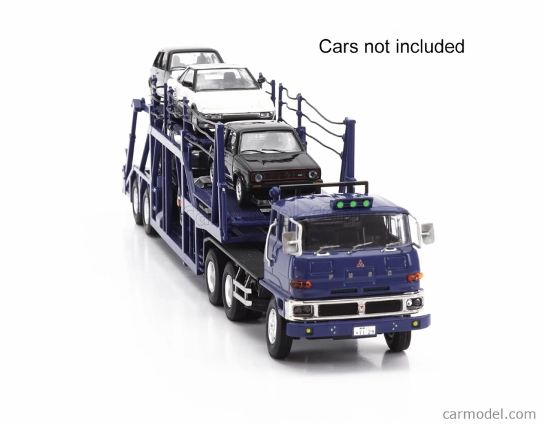 Dd-models Mitsubishi Fuso Fv Truck Car Transporter - autá nie sú súčasťou balenia 1:64 modrá
