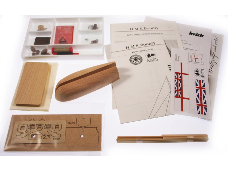 AMATI H.M.S. Bounty 1:135 First step kit