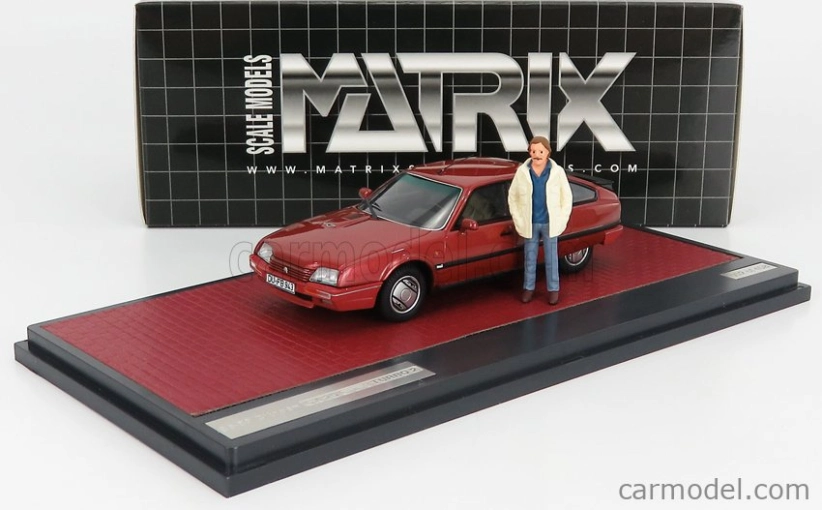 Matrix modely v mierke 1:43 Citroen Cx Gti Turbo Ii 1986 s figúrkou Horst S.duisburg