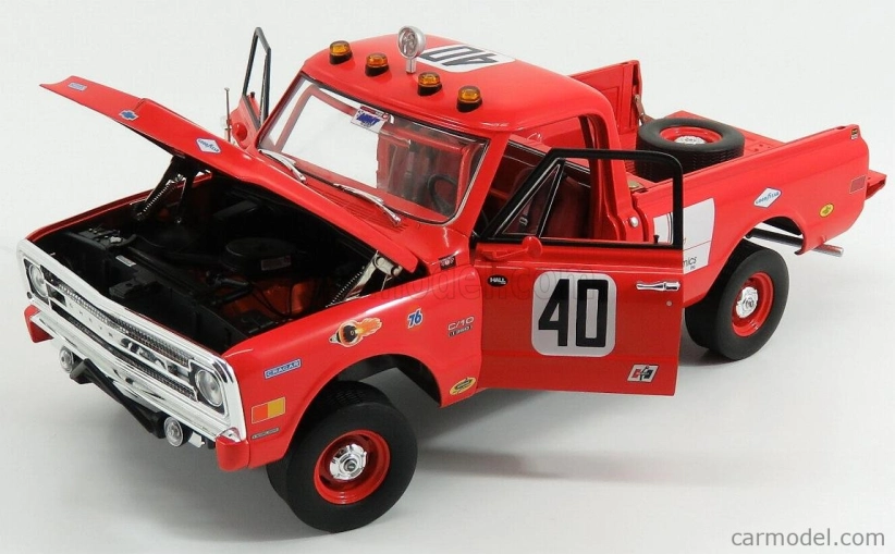 Highway61 Chevrolet C-10 350 N 40 Pick-up Baja 1969 1:18 Červená