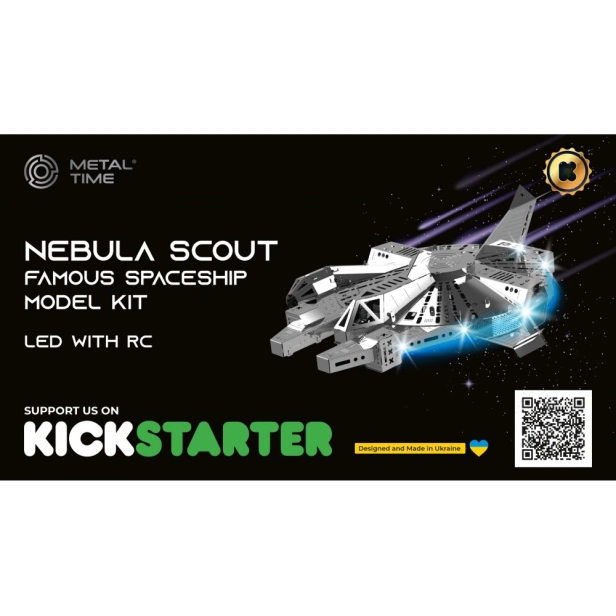 Ocelová stavebnice Nebula Scout
