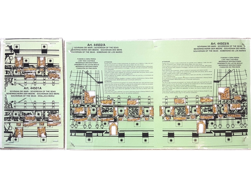 Mantua Model Sovereign of the Seas 1:78 kit