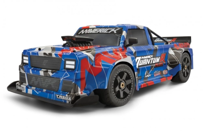 RC auto QuantumR Race Truck FLUX 1/8 4WD, modro-červená