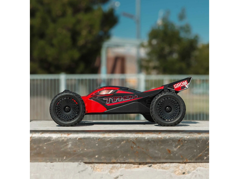 RC auto Arrma Typhon Grom 223S BLX 1:14 4WD RTR, červené