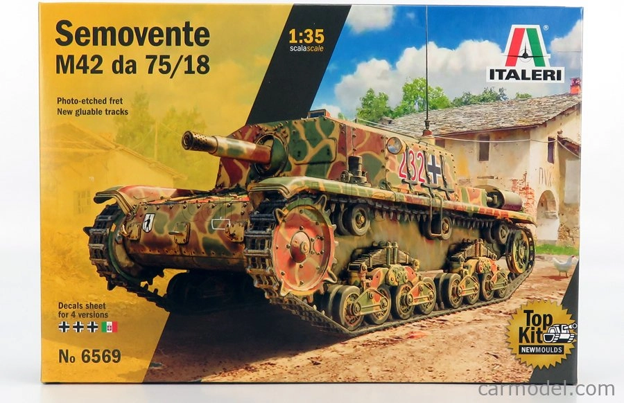 Italeri Mgmc Tank M42 Da 75/18 Semovente Military 1945 1:35 /