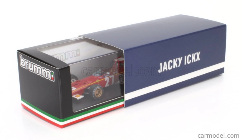 Brumm Ferrari F1 312b N 27 Belgium Gp 1970 Jacky Ickx 1:43 Červená Bílá