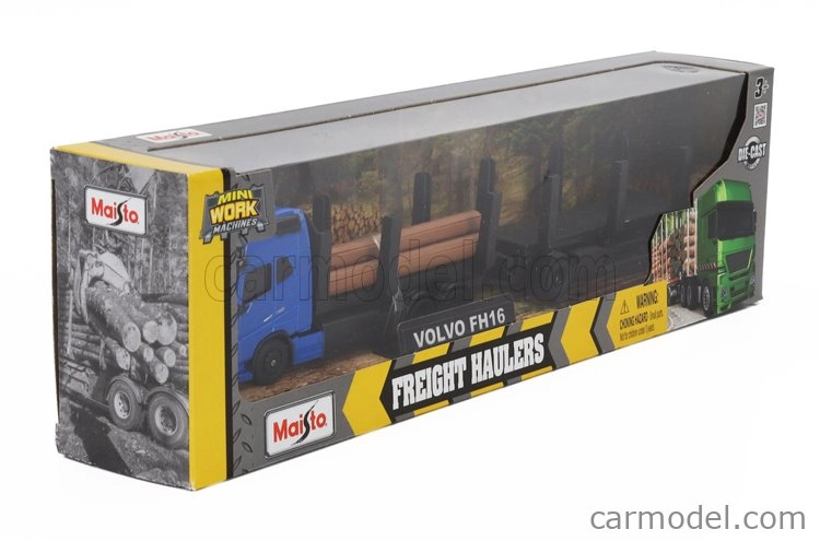 Maisto Volvo Fh16 Xl 750 Truck Trasporto Tronchi Trunk Transport 2018 1:64 modrá čierna
