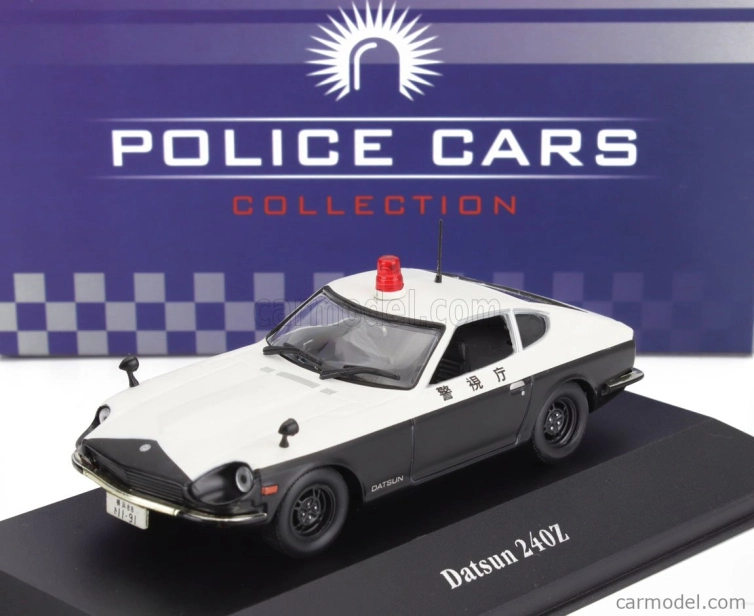 Edicola Nissan 240z Fairlady Police 1970 1:43 Bílá Černá