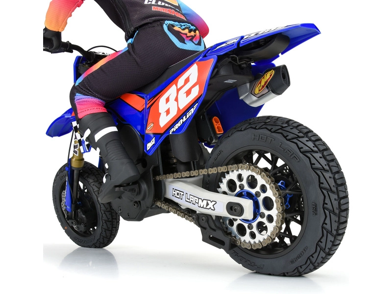 Motocykel Pro-Line Supermoto so zadnou časťou 1:4 Hot Lap MX S3: Promoto-MX