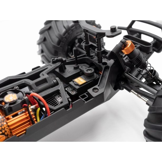 ROGUE TERRA RTR Brushed/jednosmerný motor monster truck 4WD, žltá verzia