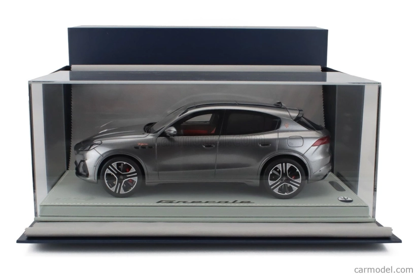Bbr-models Maserati Grecale Folgore Suv 2022 - Con Vetrina - With Showcase 1:18 Grigio Lava - Grey Met