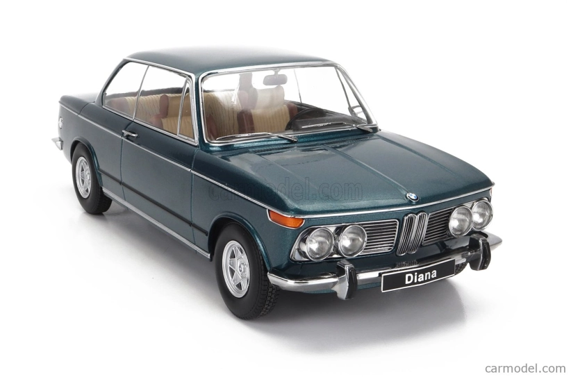 BMW 2002ti Diana 1970 v mierke 1:18 Blue Met