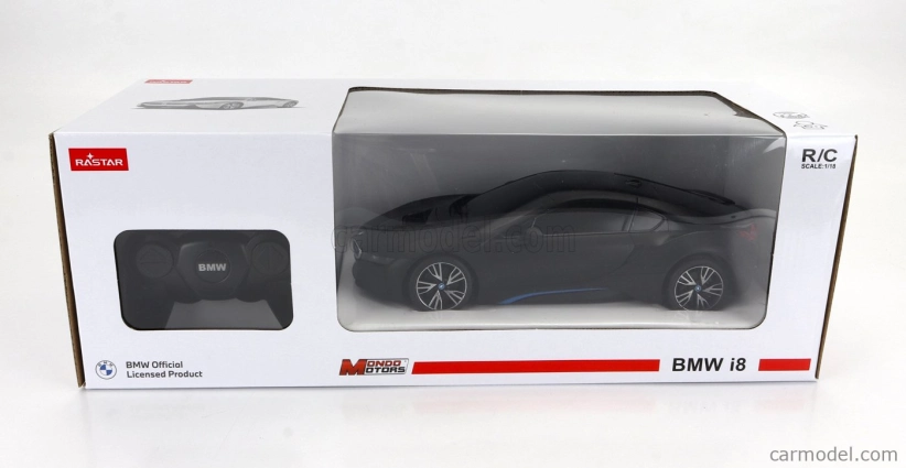 Mondomotors BMW I8 Coupe 2018 1:18 Matt Black
