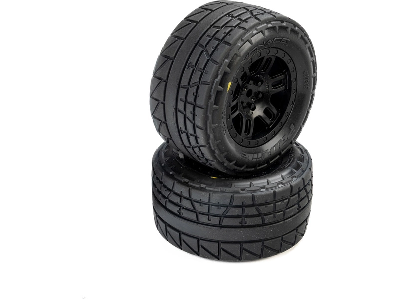 Pro-Line koleso 1:16 s pneumatikou Menace, disk Split Six čierny 12 mm (2): Arrma Mini Kraton