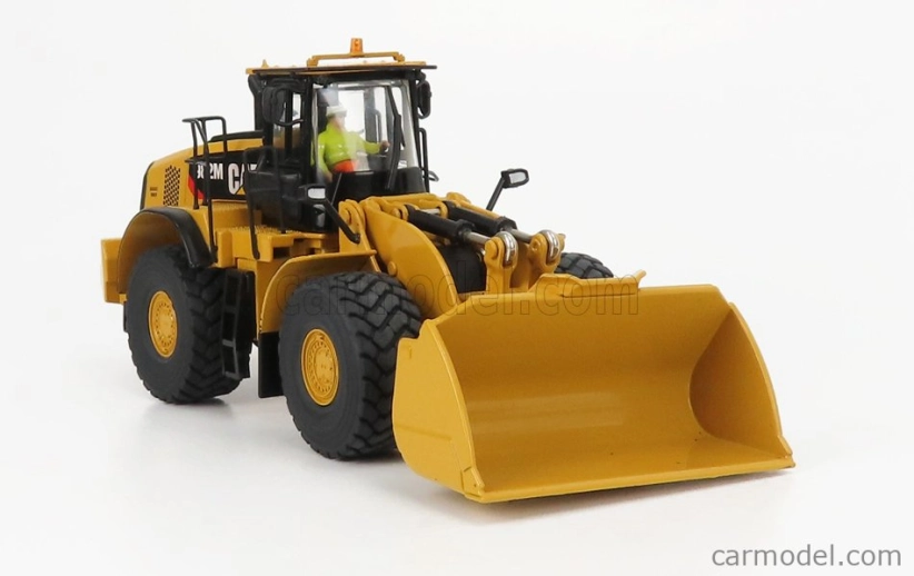 Dm-models Caterpillar Cat982m Ruspa Gommata - Scraper Tractor Wheel Loader 1:50 Žlutá Černá