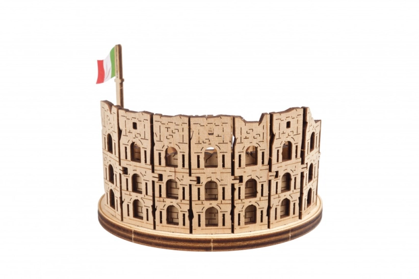 Ugears 3D drevené mechanické puzzle Rímske koloseum
